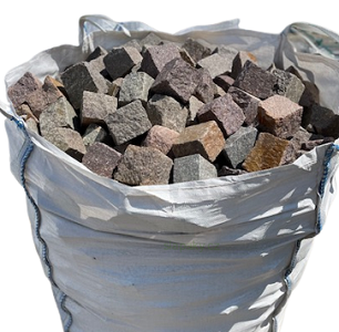 Dlažobné kocky porfýr Grigio Rosa 8/10