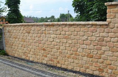 Prírodný štiepaný pieskovec Lara - murovacie bloky