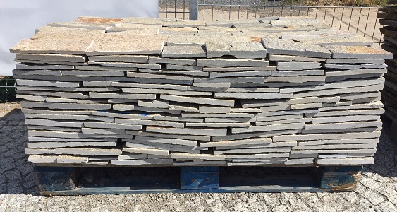 Prírodný kameň Rula Gold Brown - obklad 4 x rezaný