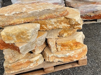 Prírodný štiepaný vápenec Marina MAXI, hr. 14-16 cm