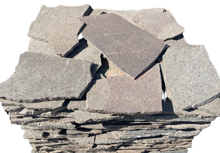 Prírodný porfýr Grigio Rosa, nepravidelné tvary, hr. 1-3 cm