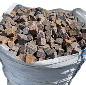 Dlažobné kocky porfýr Grigio Rosa 4/6