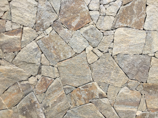 Prírodný kameň Rula Gold Brown, hr. 1-3 cm, nepravidelné tvary