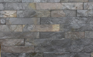 Prírodná štiepaná bridlica Nera Grigio - 4x rezaný,  výška 5 cm